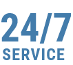 24/7 service